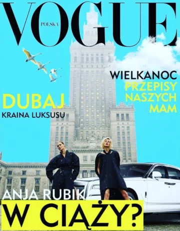 Przerobiona okładka polskiego wydania „Vogue’a” 