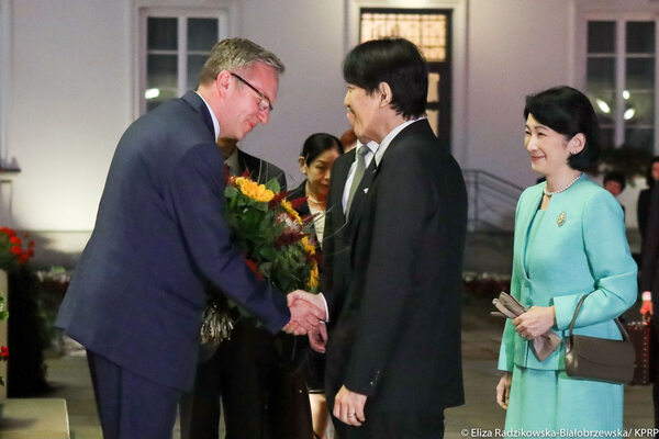 Miniatura: Wizyta japońskiej pary książęcej w Polsce