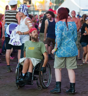 Na Przystanku Woodstock nie ma dyskryminacji, fot. PAP/Lech Muszyński