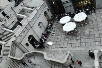 Noc Muzeów w Muzeum Fryderyka Chopina dziedziniec muzeum fryderyka chopina