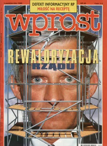 Okładka tygodnika Wprost nr 40/1999 (879)