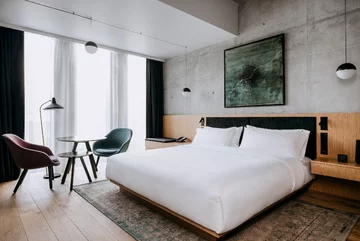 Wnętrza hotelu Nobu w Warszawie 