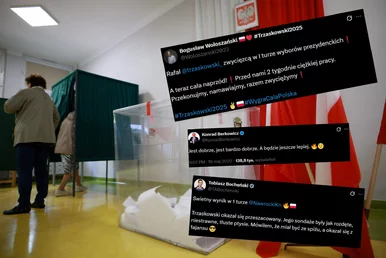 Miniatura: Fala komentarzy w sieci po wyborach....