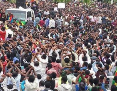 Miniatura: Antyrządowa demonstracja w Etiopii. Są...