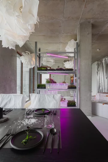 Venue 54 pop up Restaurant, Ryga. Projekt: Open AD 