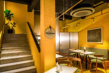 Pizzeria Frammento na Sardynii z oprawami polskiej marki AQForm