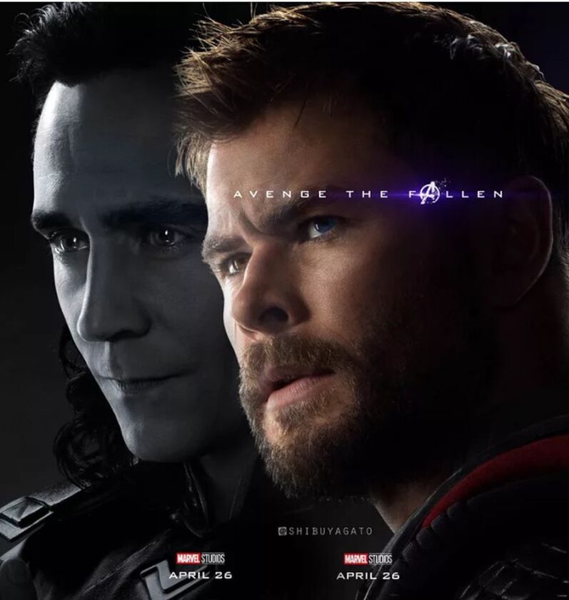 Jeden z serii memów inspirowanych plakatami do „Avengers: Endgame”, mający poruszyć serca fanów </3 