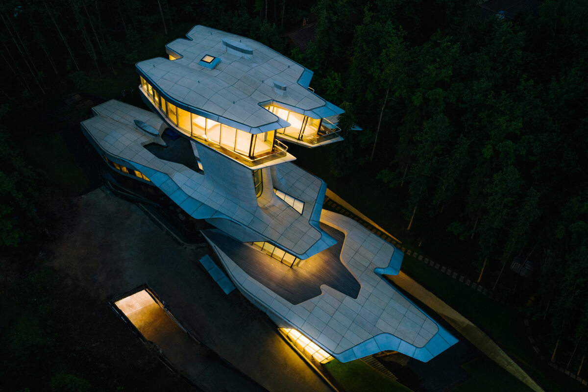 Rezydencja autorstwa Zahy Hadid Jedyny dom zaprojektowany przez Zahę Hadid