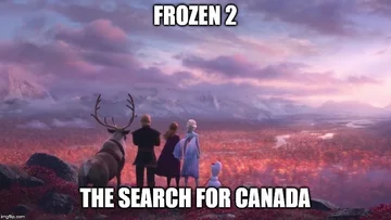 Mem inspirowany filmem „Frozen 2” 