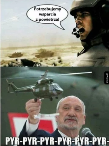 Mem z Antonim Macierewiczem 