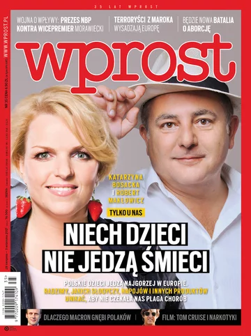 Okładka tygodnika Wprost nr 35/2017 (1800)