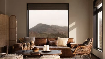 Wnętrza w kolorach ziemi, projekt Zoom Design Azja, Zoom Design, natura