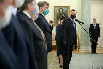 Uroczystość w Pałacu Prezydenckim 