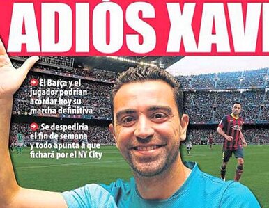 Miniatura: "Adios Xavi". Legenda Barcelony odchodzi z...