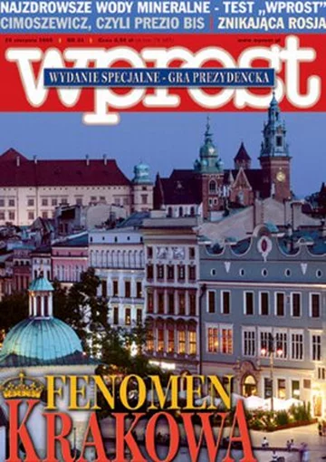 Okładka tygodnika Wprost nr 34/2005 (1186)