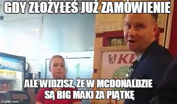 Memy po wizycie prezydenta w KFC 