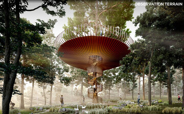 Yi Yang Chai,  Lanterns in&nbsp;the woods, zwycięski projekt drugiego etapu konkursu Tubądzin Design Awards w&nbsp;kategorii CultureFORM