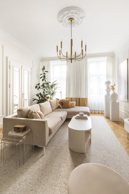 Miniatura: Mieszkanie w kamienicy, projekt Magda Gałach