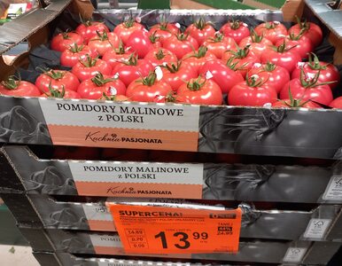 Miniatura: Pomidory malinowe za pół ceny. Promocja...