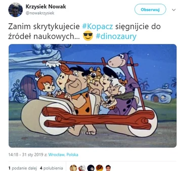 Ewa Kopacz i dinozaury. Internauci reagują 