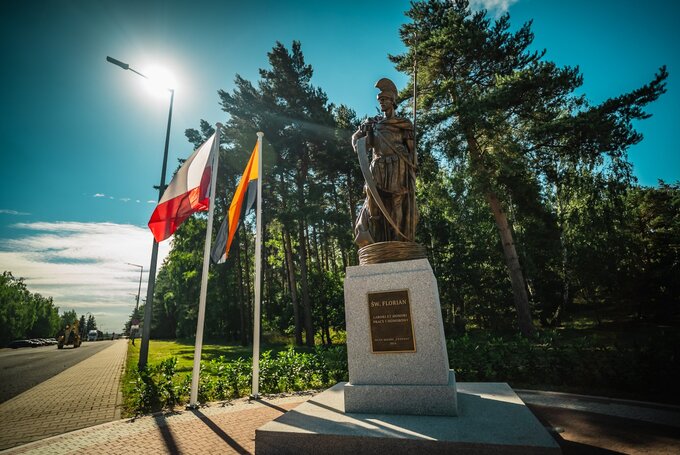Huta Miedzi Cedynia – Pomnik Św. Floriana