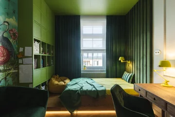 100-metrowy apartament w kamienicy w Gdyni, projekt: masz.design 