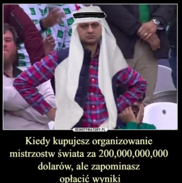 Mem po otwarciu mundialu w Katarze 