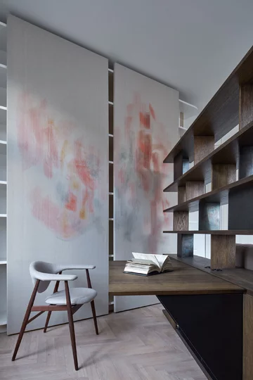 Nowoczesne mieszkanie w kamienicy, projekt Martina Homolková Linka, Martina Homolková