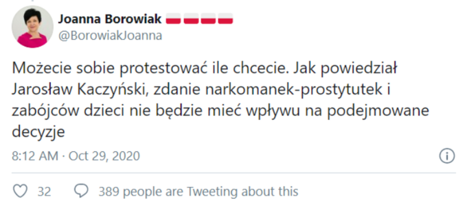 Komentarz z konta Joanny Borowiak