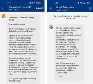 Wiadomość od&nbsp;BOK z&nbsp;booking.com