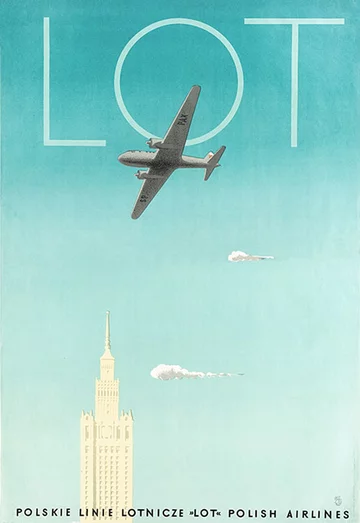 Plakat z wystawy „Retro-jet” Plakat