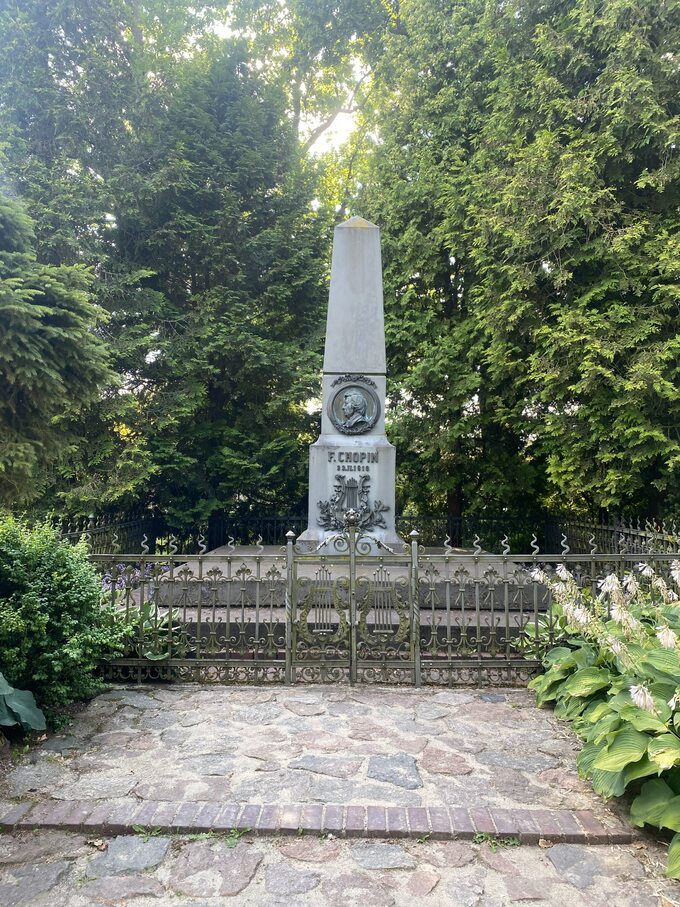 Pomnik Chopina w parku