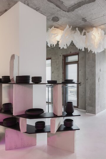 Venue 54 pop up Restaurant, Ryga. Projekt: Open AD