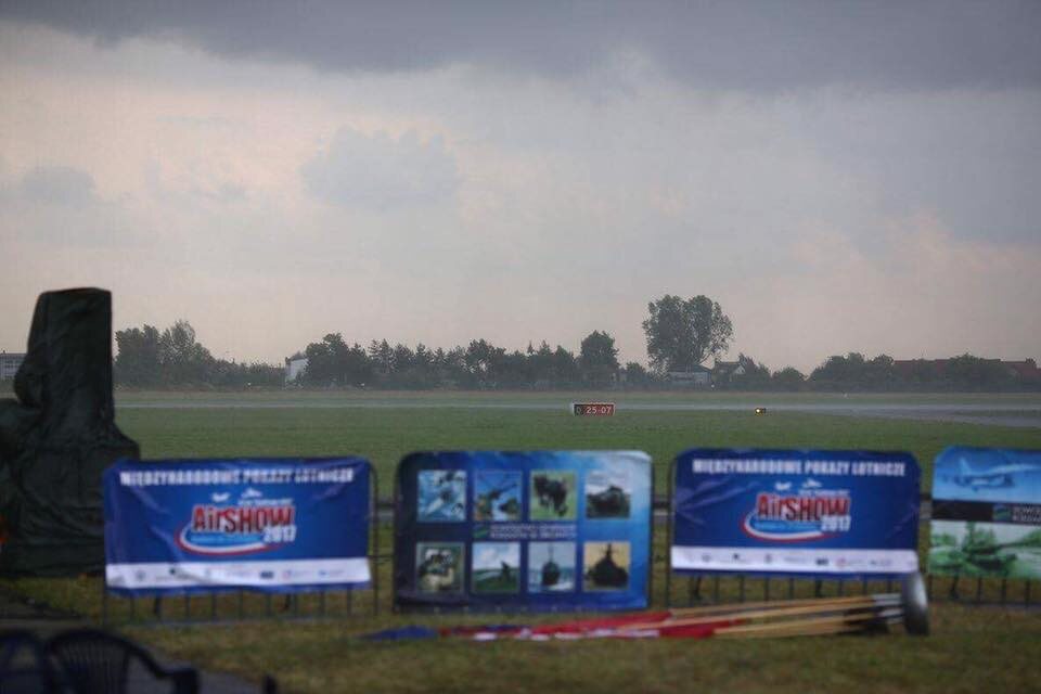Potężna burza na Air Show 2017 w Radomiu 
