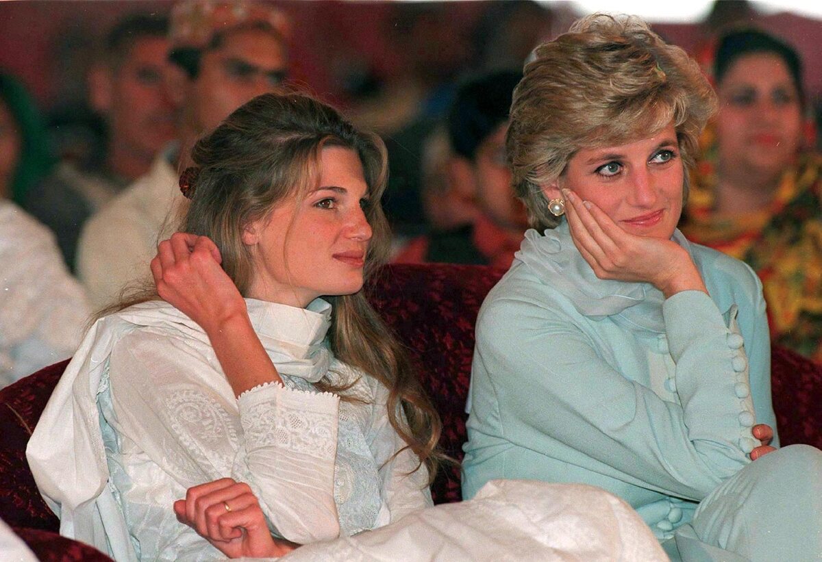 Księżna Diana i Jemima Khan 