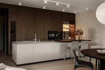 Apartament pokazowy w inwestycji Koncept Bluszczańska III w Warszawie, projekt wnętrz: mow.design 