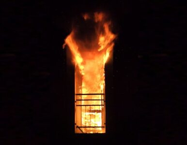 Miniatura: Pożar w mieszkaniu. Nie żyje starsza kobieta