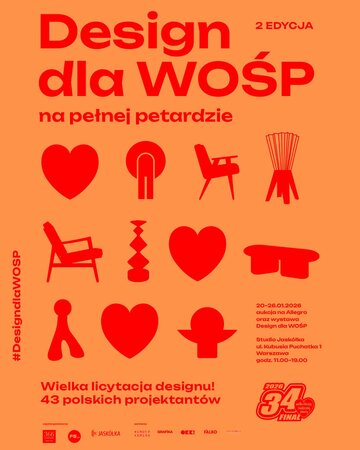 Plakat Design dla&nbsp;WOŚP: ponad 43 uznanych tw&oacute;rc&oacute;w wspiera 34. Finał