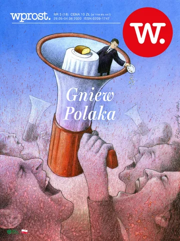 Okładka tygodnika Wprost nr 18/2020 (1934)