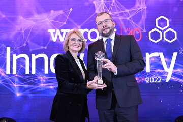 Marzena Zielińska, Prezes Zarządu Capital Point oraz&nbsp;Grzegorz Puda, Minister Funduszy i&nbsp;Polityki Regionalnej