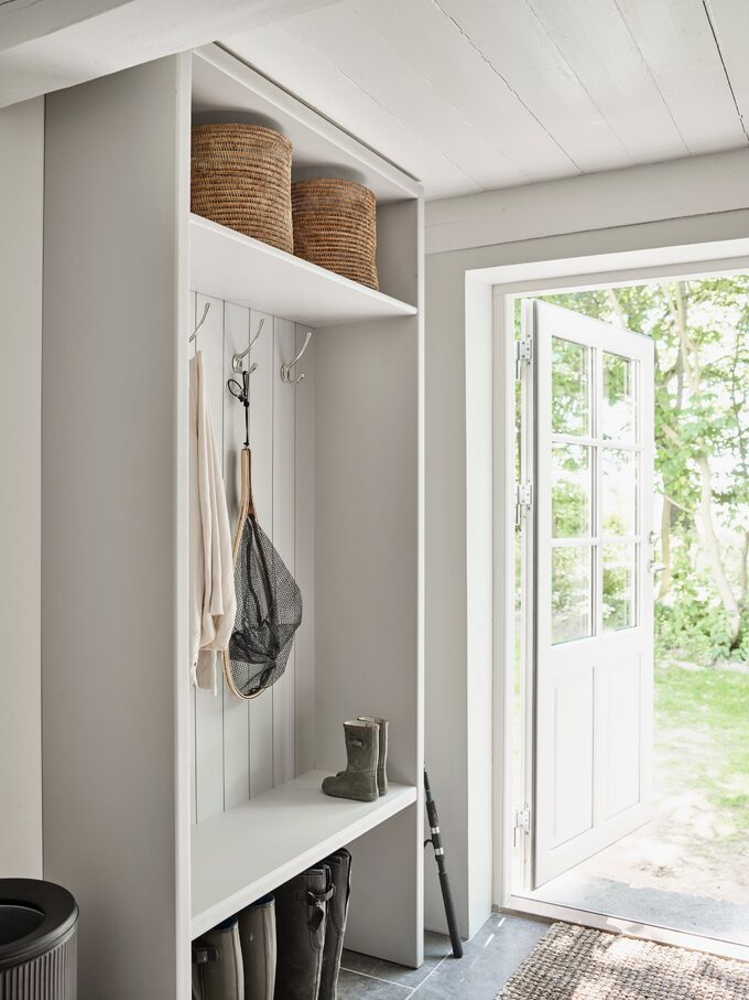 Minimalistyczne wnętrza domu z 1775 roku