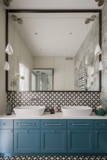 Hamptons w wielkim mieście, proj. MIKOŁAJSKA studio 