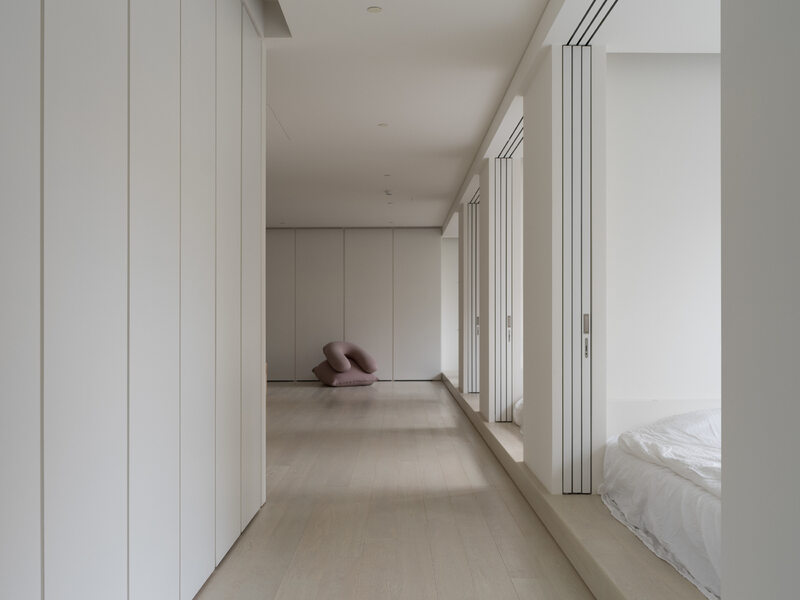 Minimalistyczny apartament, projekt Marty Chou Architecture