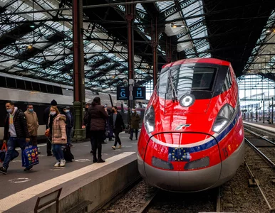 Miniatura: Dantejskie sceny w pociągu TGV we Francji....