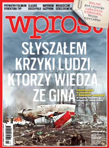 Okładka tygodnika Wprost nr 15/2013 (1572)