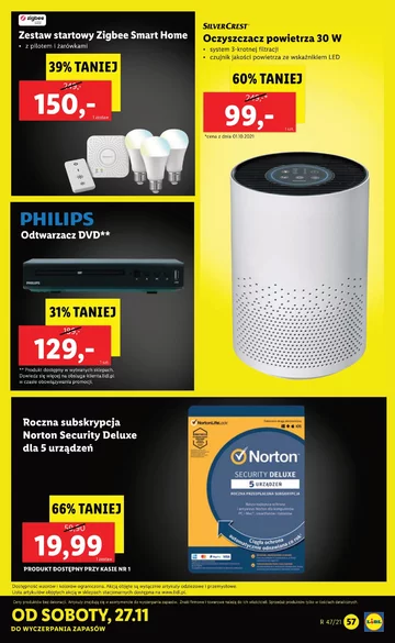 Gazetka Lidla na Black Friday i Black Week 2021 