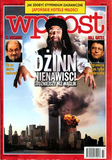 Okładka tygodnika Wprost nr 43/2001 (987)