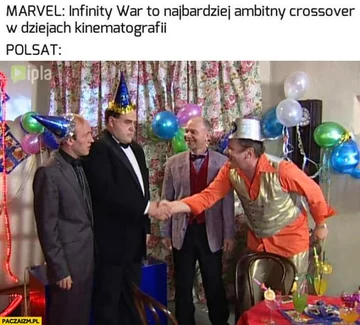 Mem powstały ze zderzenia kina superbohaterskiego i „kina polsatowskiego” 