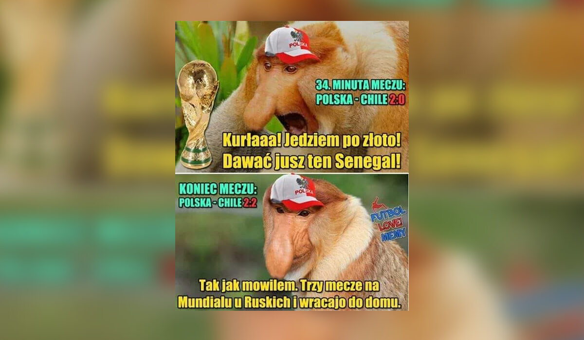 Mem po meczu Polska-Chile 
