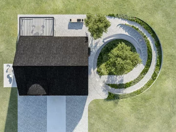Dom ze schronem Scorpio House, projekt BXB Studio 